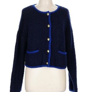 Gap Boucle Cropped Sweater Jacket